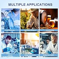 Vista 4 de Agitador magnético placa caliente con termómetro, placa de agitación magnética con recuperador de barra de agitación, agitador de placa caliente