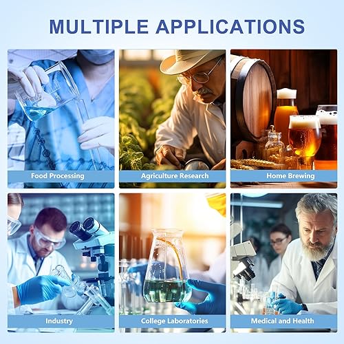 Miniatura 4 de Agitador magnético placa caliente con termómetro, placa de agitación magnética con recuperador de barra de agitación, agitador de placa caliente de