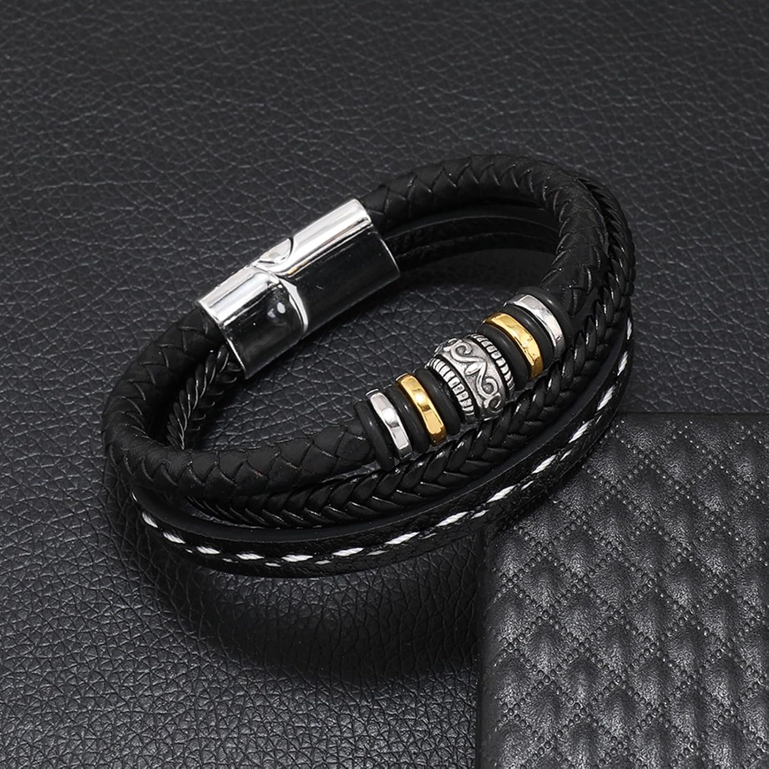 72ore To My Son Bracelet Gift from Mom Meaningful Bracelet for Men Encouragement Motivational Jewelry Love You Son Birthday Graduation - Image 7