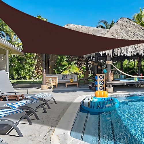 COOLBOYS Toldo rectangular de 20 x 20 pies, bloqueo UV, para exteriores, patio, césped, jardín, cochera, patio trasero, terraza, pérgola