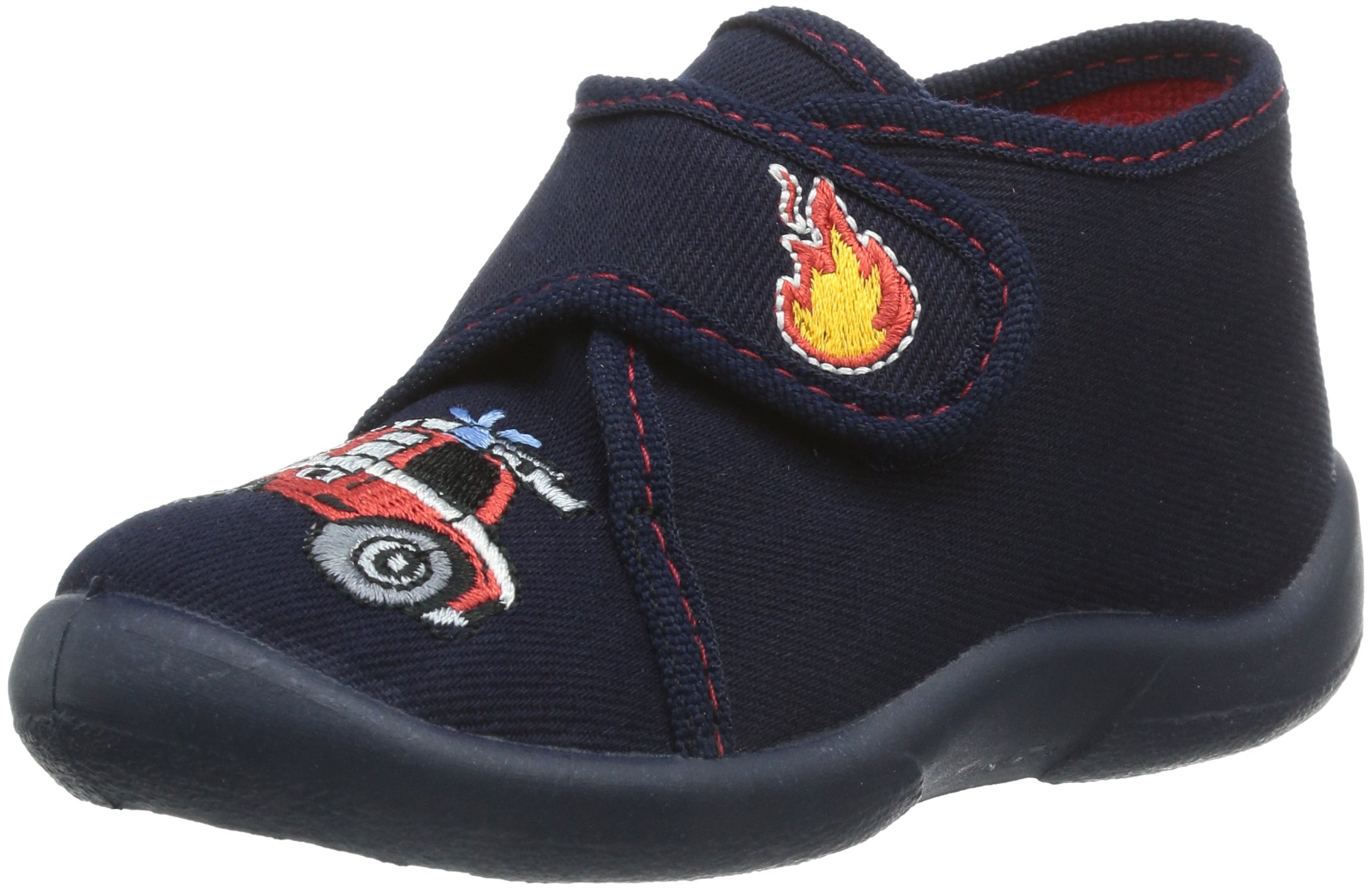 Fischer Mini Feuerwehr 442848, Boys Slippers, Blu (Blau (marine 521), 2.5 UK Child