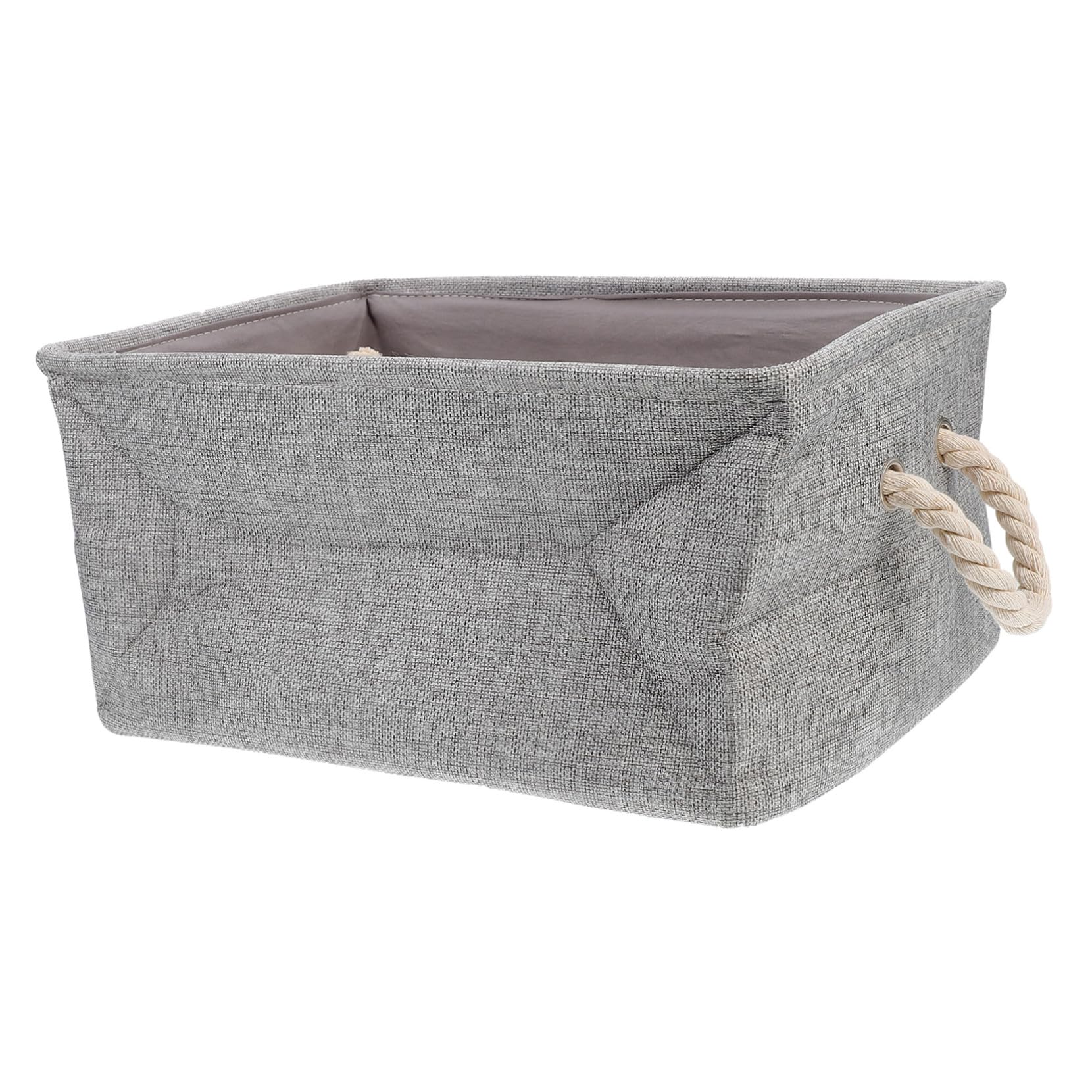 Panier de rangement en tissu canvas à grosse capacité boîte élégante jouets