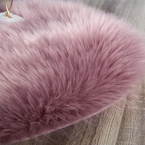 Miniatura 5 de EasyJoy - Alfombra de piel sintética ultra suave y esponjosa para silla suelo sala y dormitorio