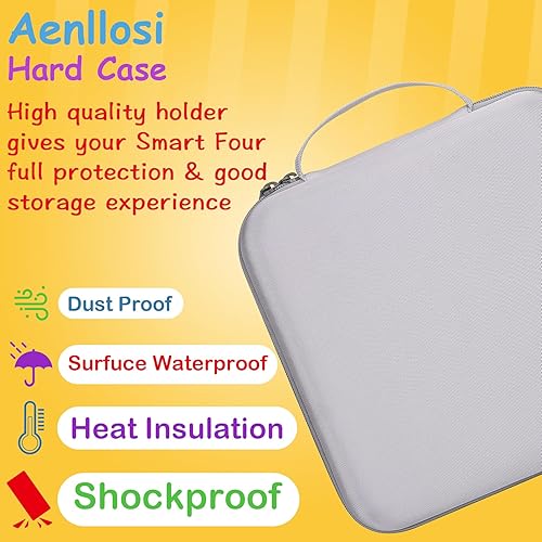 Miniatura 2 de Aenllosi Funda rígida de almacenamiento compatible con GiiKER Smart Four 3D AI 4 in a Row Game, organizador protector para juegos de mesa de