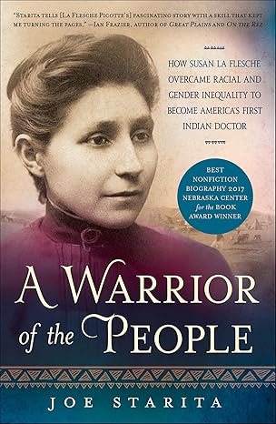 Book cover with a painting of a young Susan La Flesche, the first Native American doctor in US History