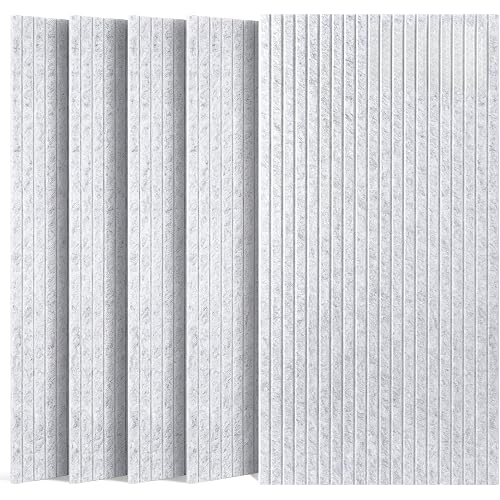 SODOCT 12 Pack Large Acoustic Panels, 47.2" X 23.6" X 0.4" Sound Proof Panels for Walls, High Density Sound Absorbing Panels for Home Studio & Office, Gray