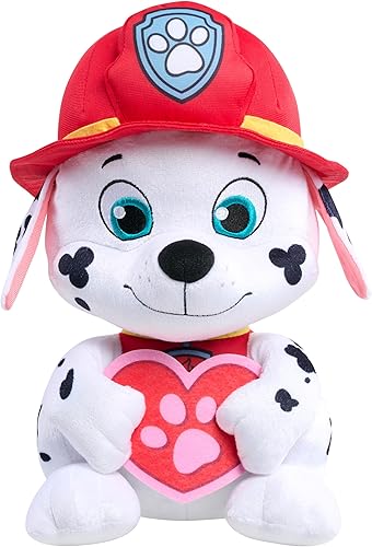 Miniatura 1 de Just Play Paw Patrol Marshall de peluche grande de San Valentín, juguetes para niños a partir de 3 años
