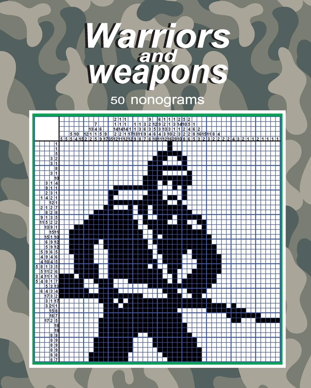 Warriors and weapons - 50 nonograms