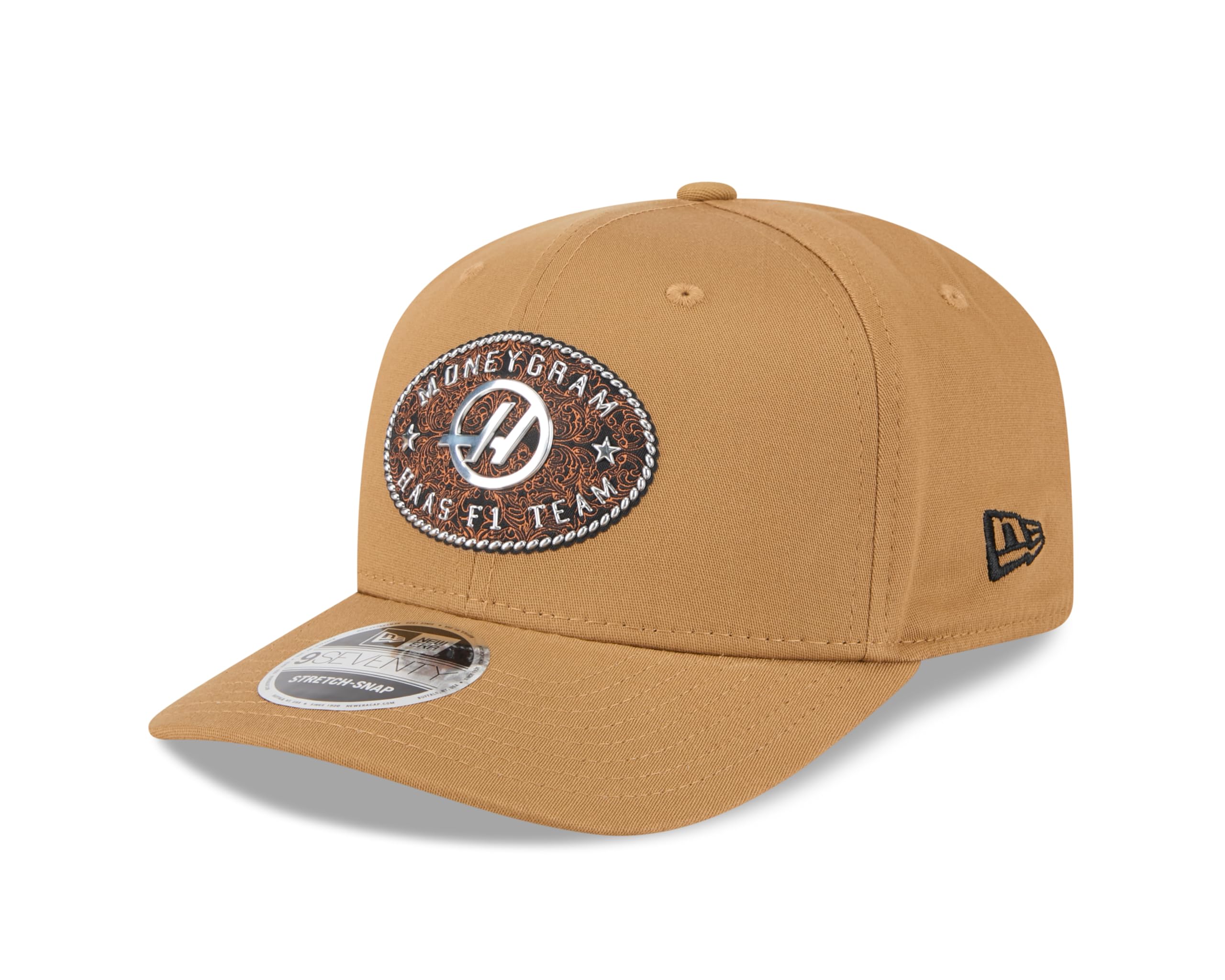 Haas F1 Austin 9Seventy Cap Stretch Snap Adults - Beige