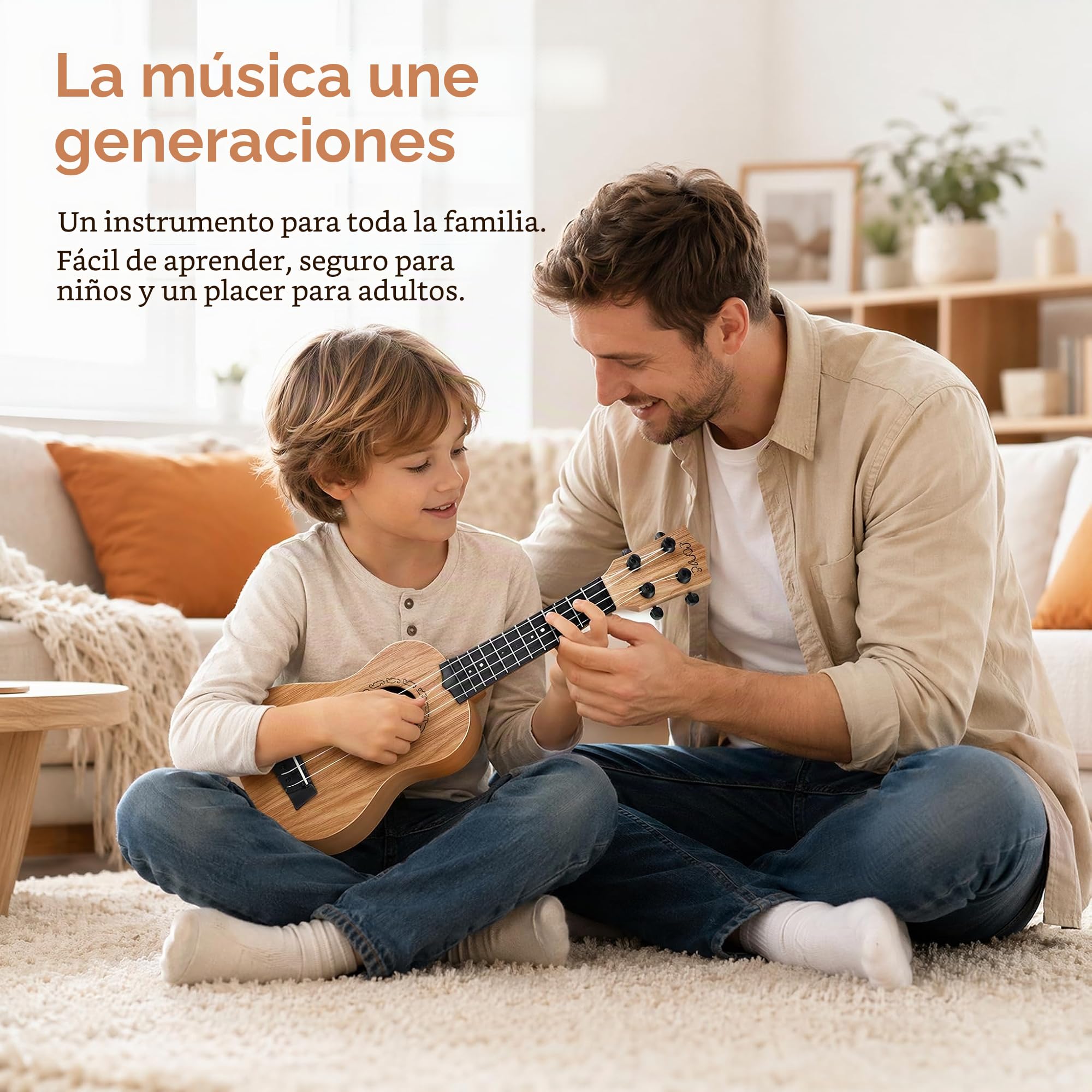 Instrumentos Musicales Instrumento acústico principiante de ukelele falso 1pc para adultos niños (color surtido) Los Ni?os Ukelele Guitarra