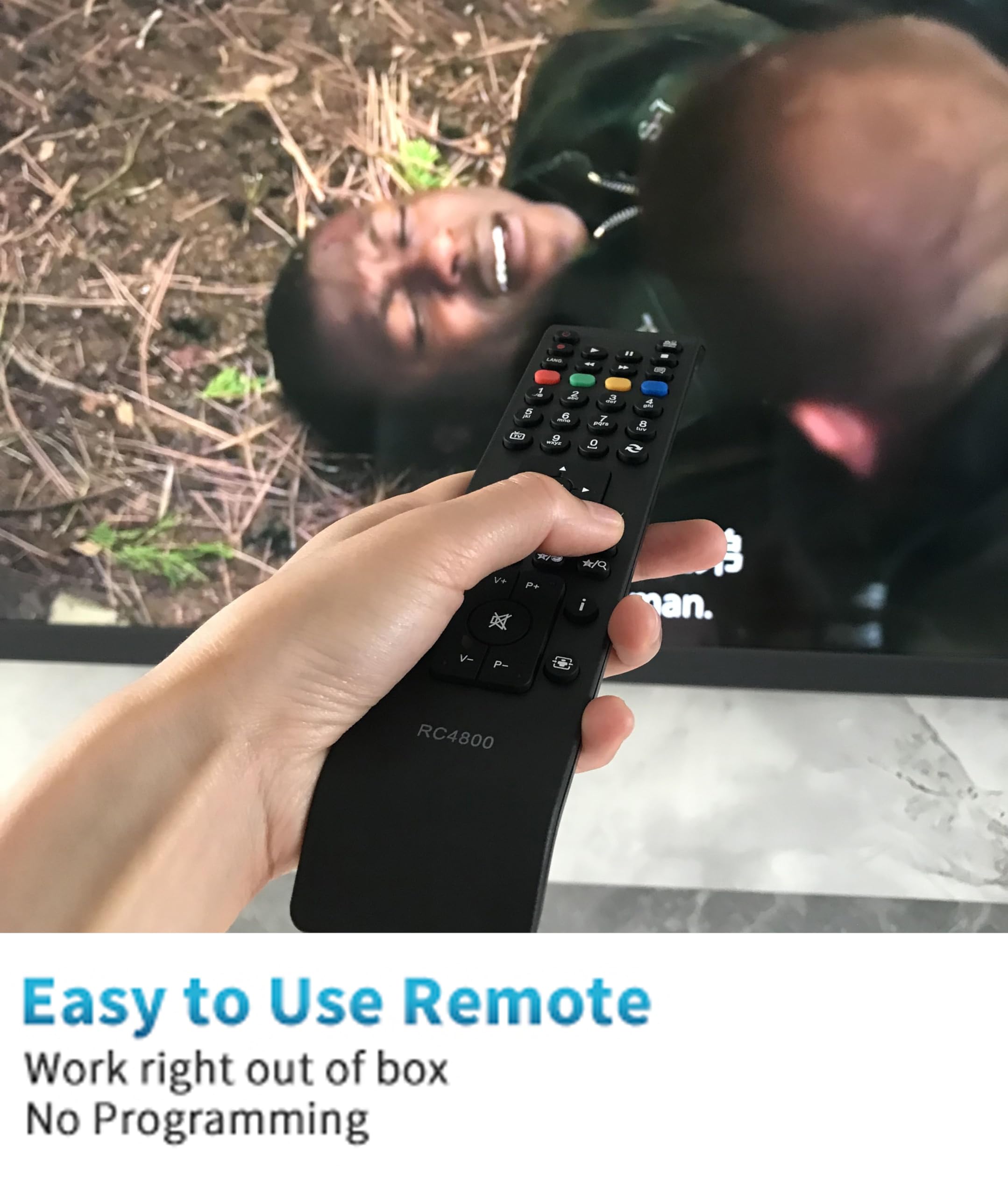 Replacement Remote Control Universal for Polaroid TV P32LED13 P40LED13 P50LED14 JVC TV LT-40DG51J LT-32C345 LT-32C346 BUSH DLED49287HDCNTDFVP ELED55240FHDCNTD LED24265DVDCNTDW LED49292UHDFVP - Image 3