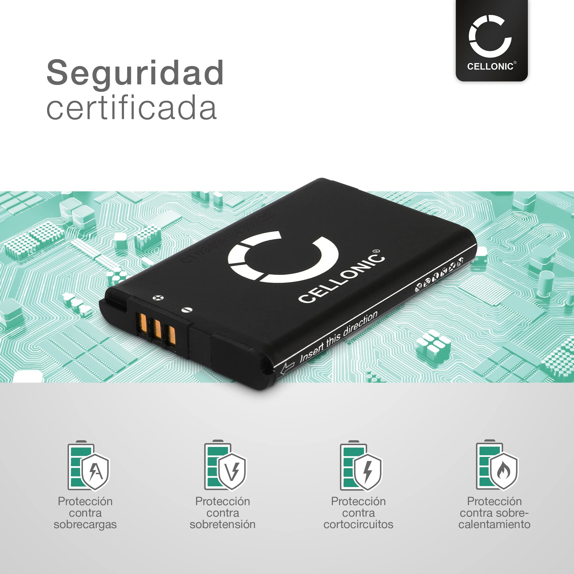CELLONIC 2X Batería para Videoconsola Compatible con Nintendo 3DS, 2DS, Switch Pro Controller, CTR-003 - (1300mAh, 3.7V)
