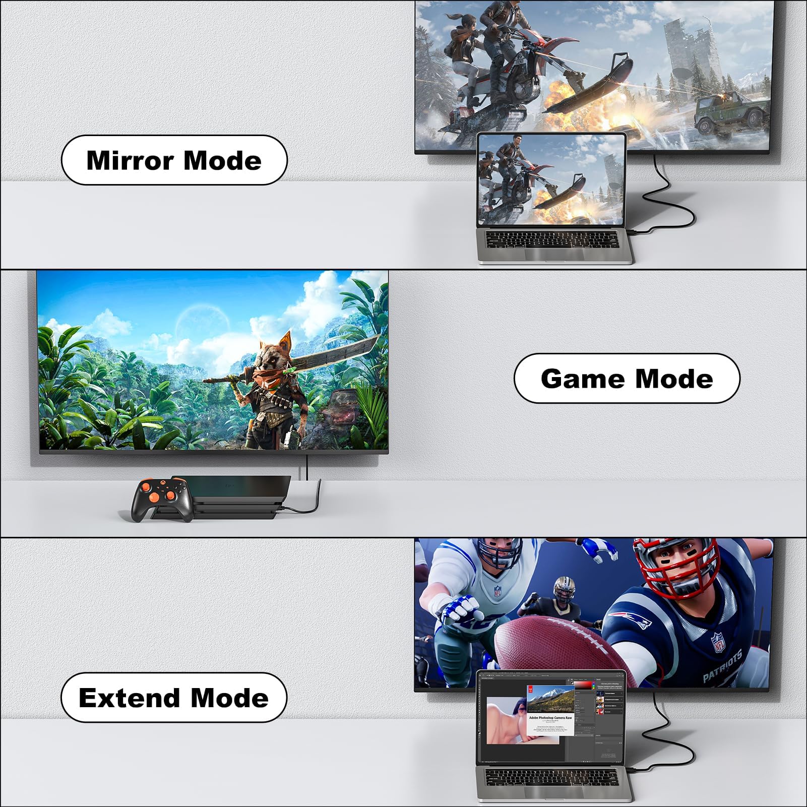 Confezione da 10 cavi HDMI 4K a HDMI, confezione multipla da 1,8 m, cavo HDMI 2.0 schermato ad alta velocità, 1,8 m con 2K a 165/144Hz, HDCP 2.2, HDR, ARC e CL3, per laptop, monitor, TV, PS5, PS4,