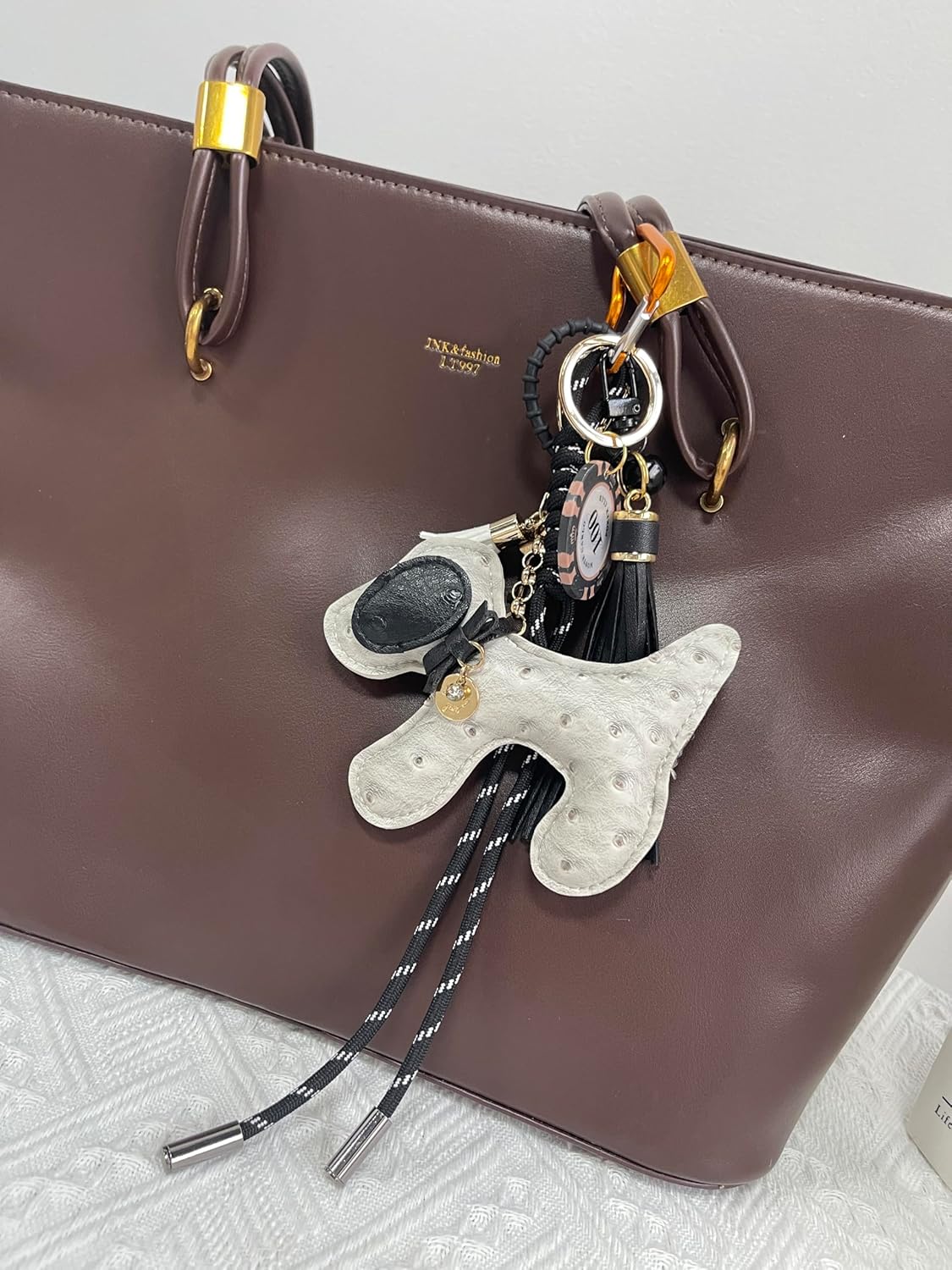 Dog Keychain, Bag Charm, Hand-Woven Nylon Rope Cute Key Chain, Aesthetic Keychain, Bag Accessories Charms for Handbag Backpack - Image 7