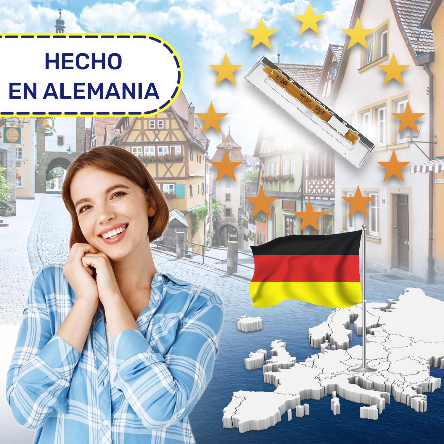 Placa de LED Luminosa para Frigorifico Combi con Código Original 00628627 628627 10003924 10024820 para Bosch para Siemens - MADE IN GERMANY - MONTERAL