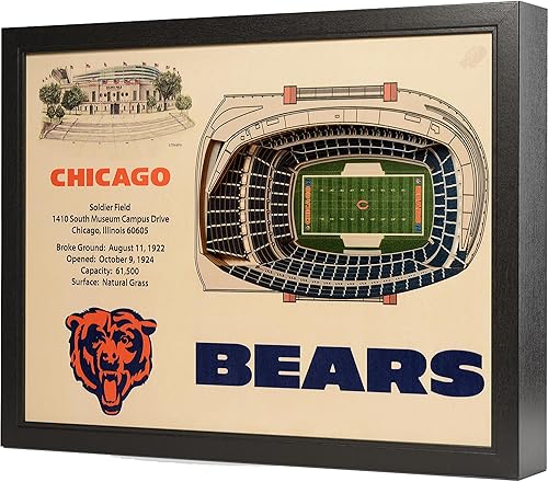 Miniatura 30 de YouTheFan NFL Arte de Pared StadiumView de 25 Capas