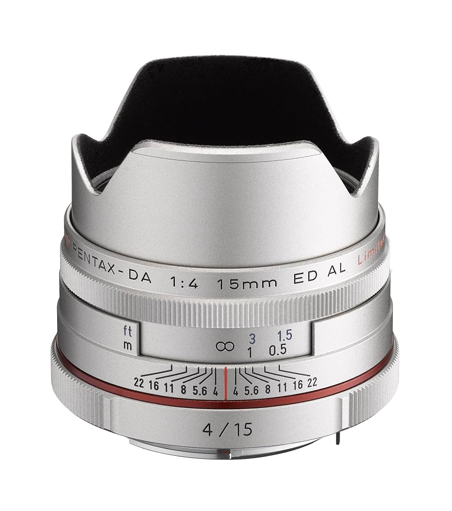 Pentax Lens HD DA 15mm F4 ED AL Ltd 21480-Silver : Amazon.ca
