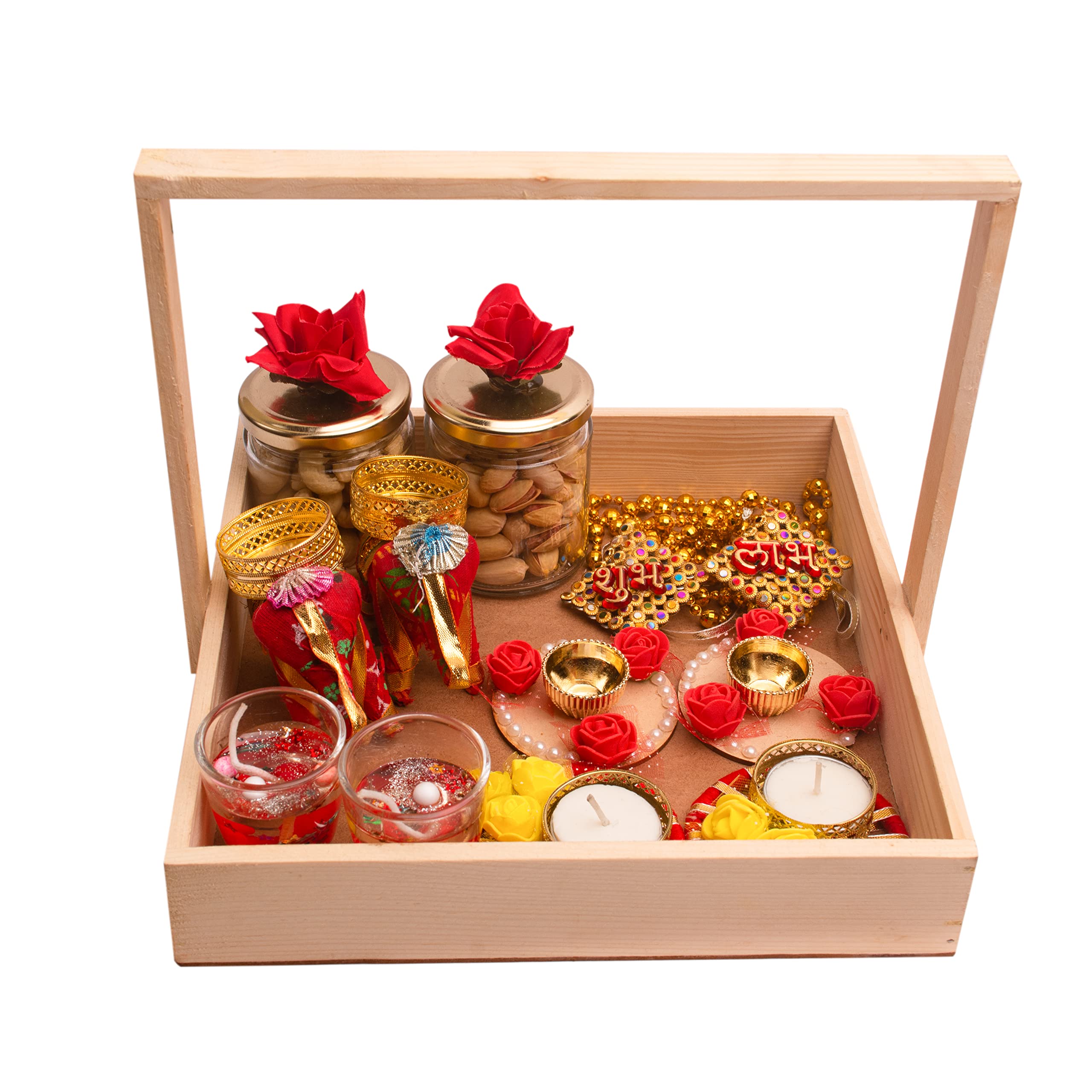 PRCREATIONS Diwali Hamper Basket II