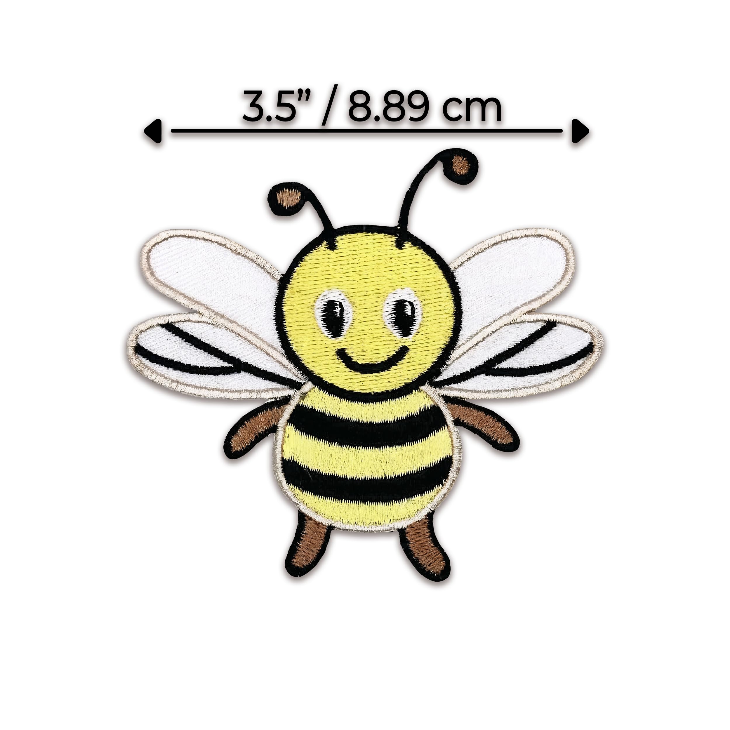 Bumble Bee Patch Ron On Patch Set Of 5 Bee Applqué Bee Embellshment - Foto 4