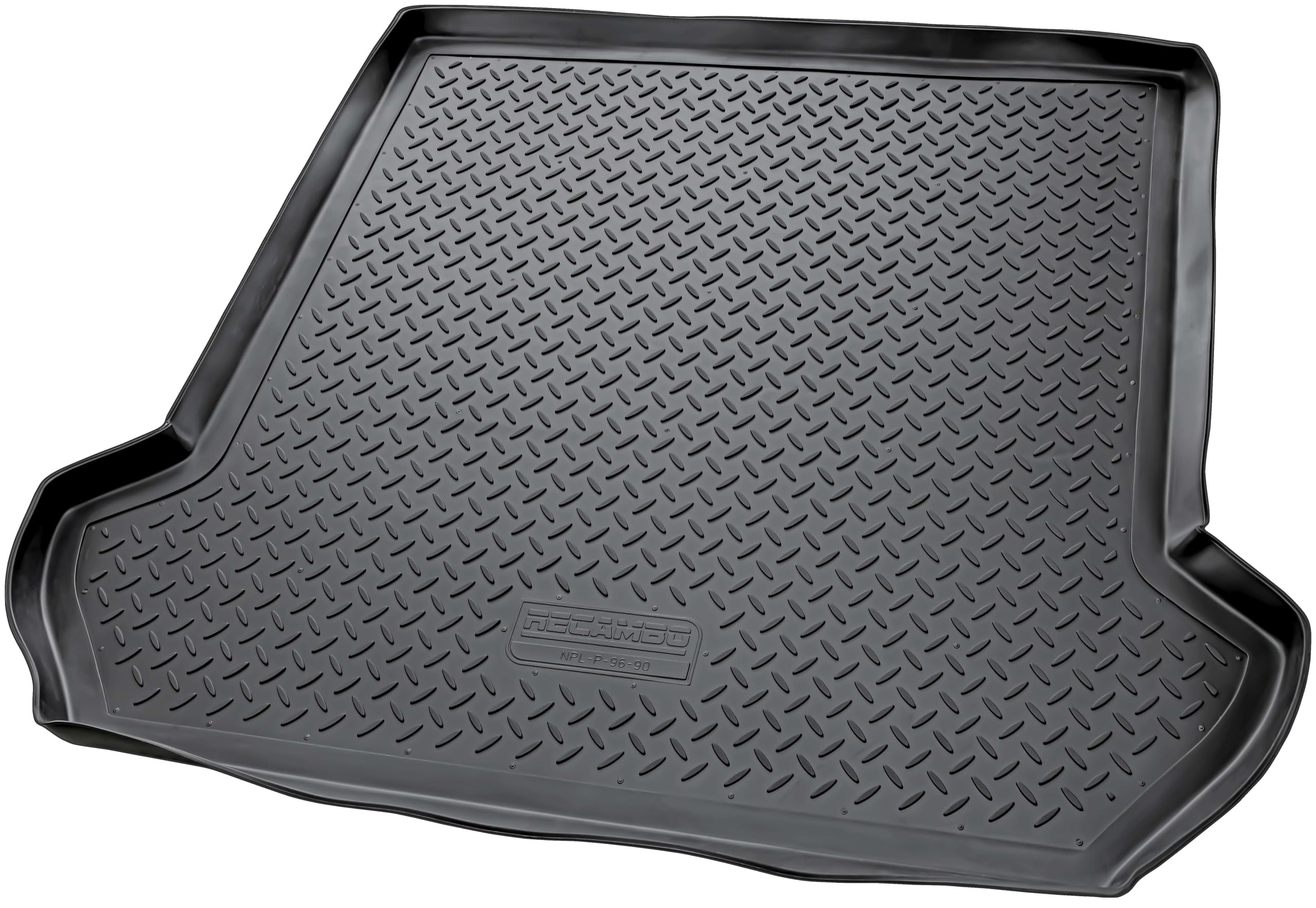 RECAMBO Juego de alfombrillas de goma y alfombrillas de maletero adecuadas para Volvo XC90 I | 2002-2014 | 5 asientos: alfombrillas de coche 100% ajustadas con precisión y alfombrilla para maletero de