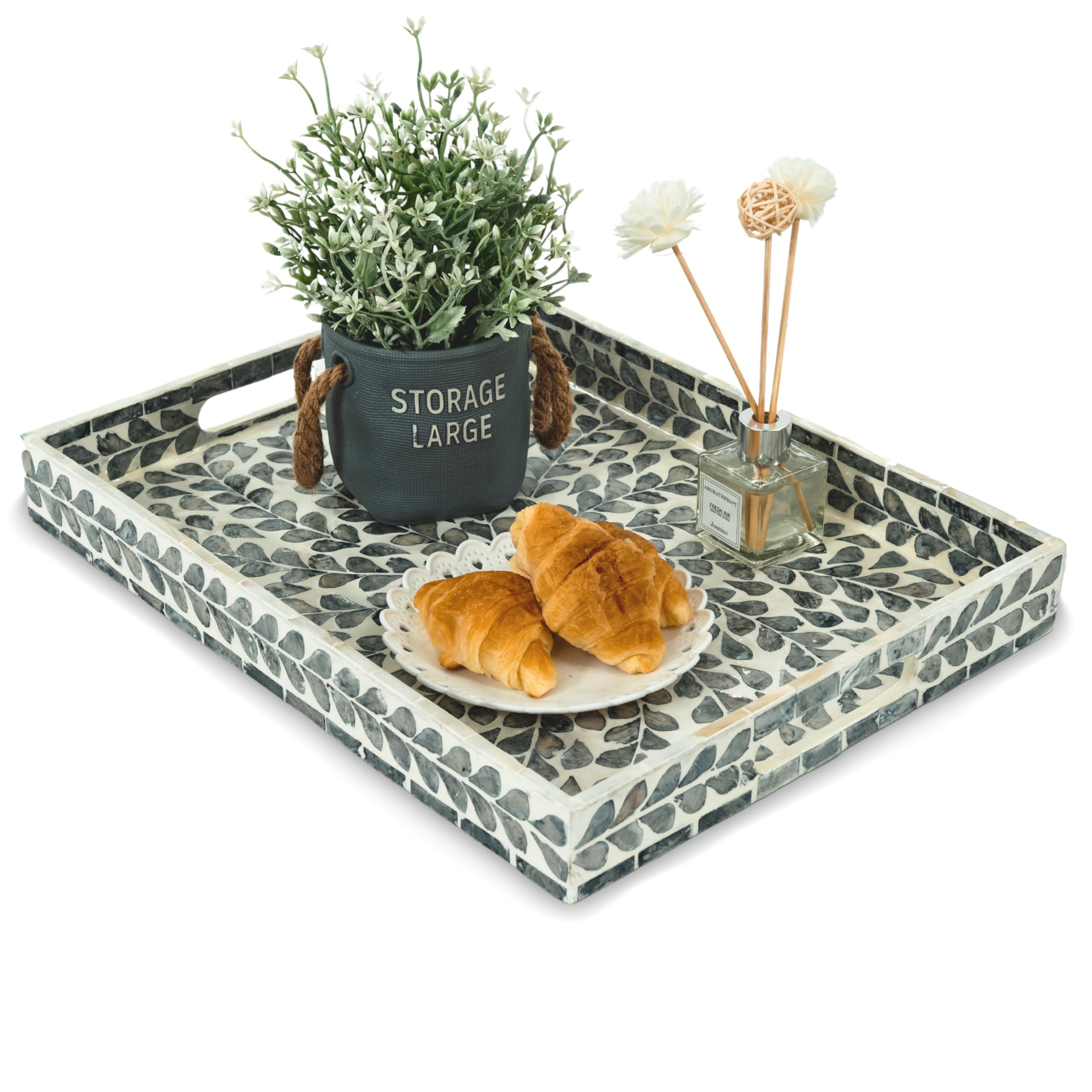 Amazon.com | CLAYNIX Serving Tray 15.7