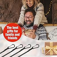 Vista 6 de WORKPRO Cuerdas elásticas de 24 pulgadas con ganchos, paquete de 4 correas elásticas de goma superior resistente, cuerda elástica fuerte para tienda