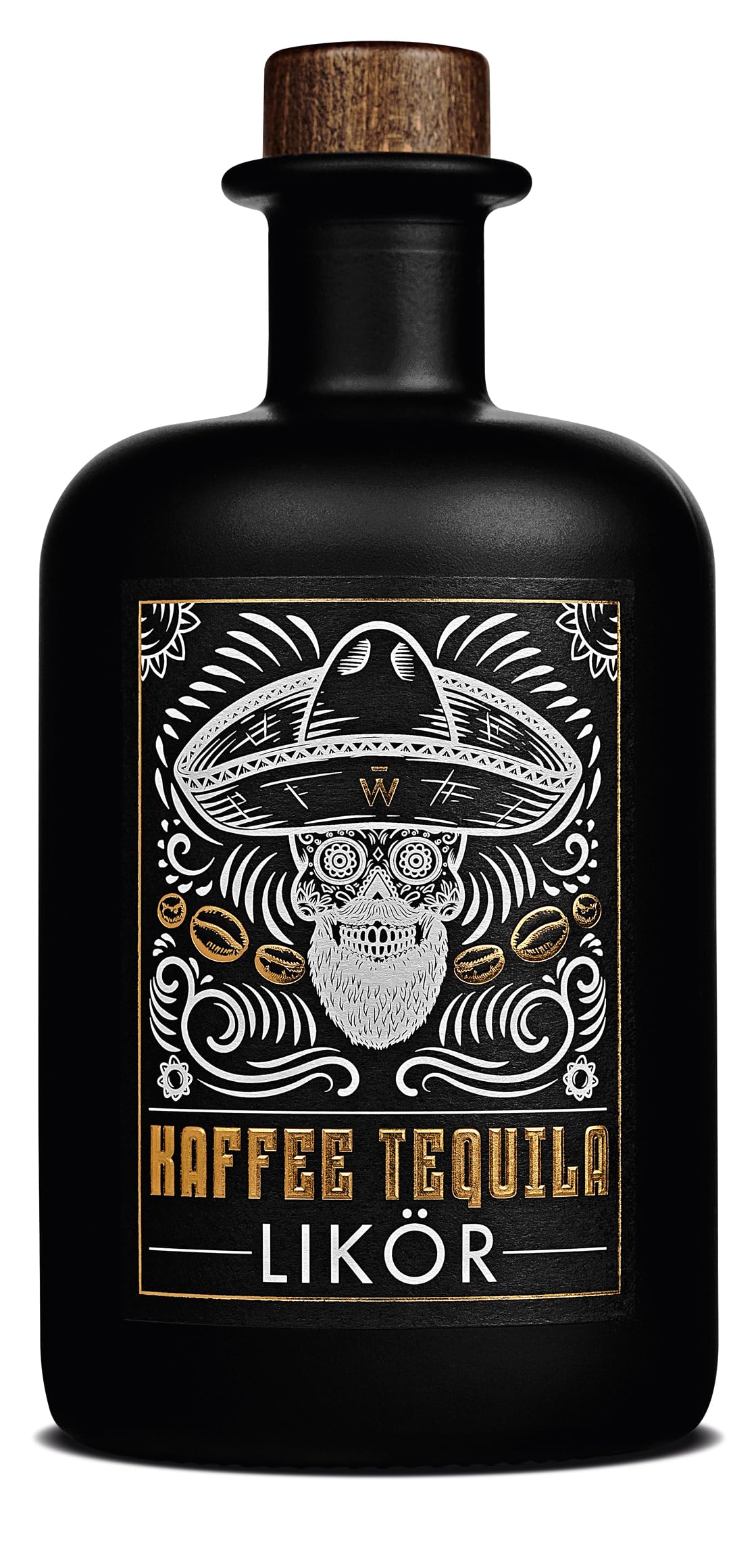 Wajos Kaffee Tequila Spezialität, 500ml 40% vol – Mexikanischer Tequila mit Kaffee-Geschmack, besonderes Geschenk