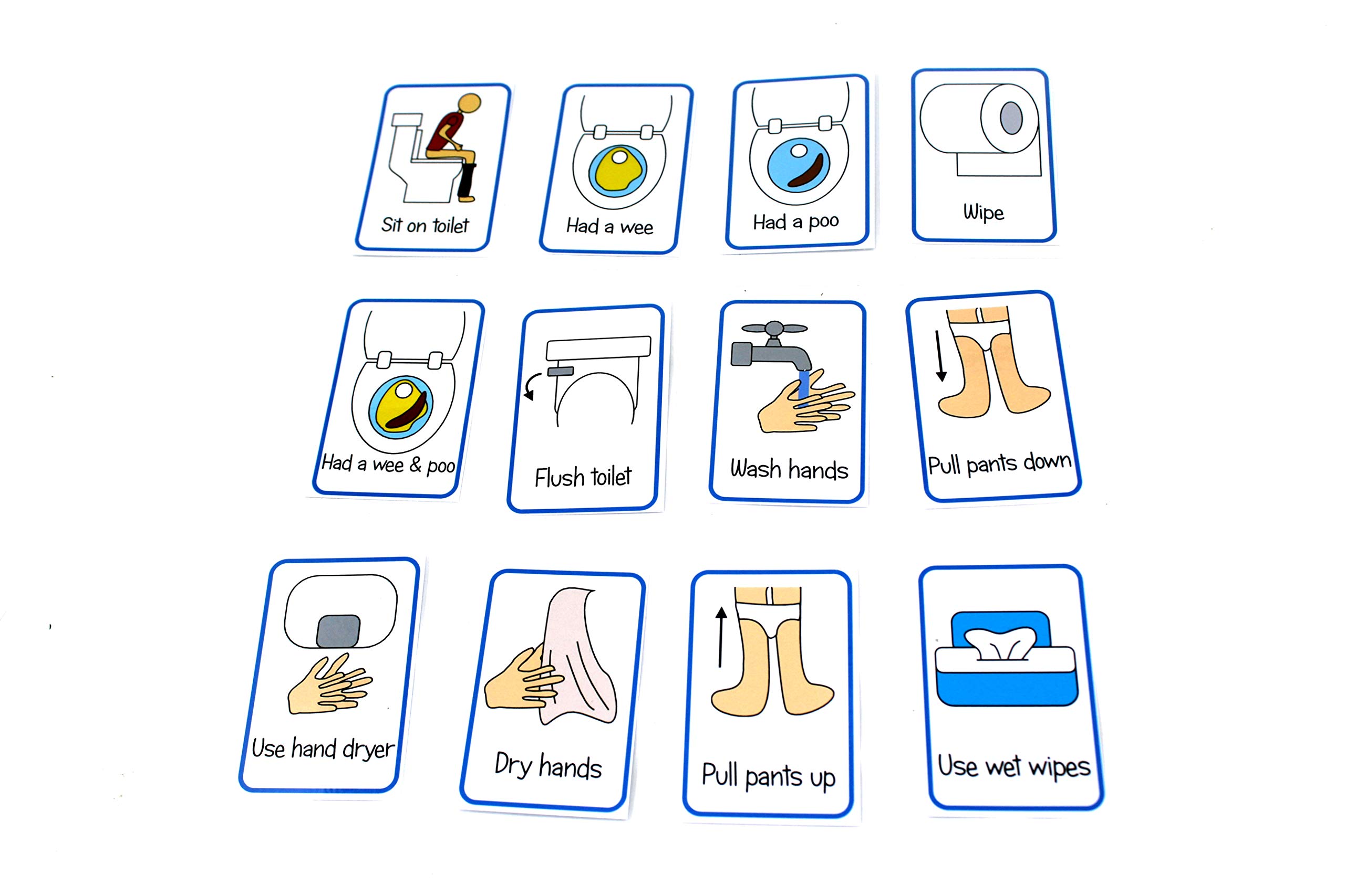 Buy kids2learn Toilet Training Routine Flash Cards Visual Aid