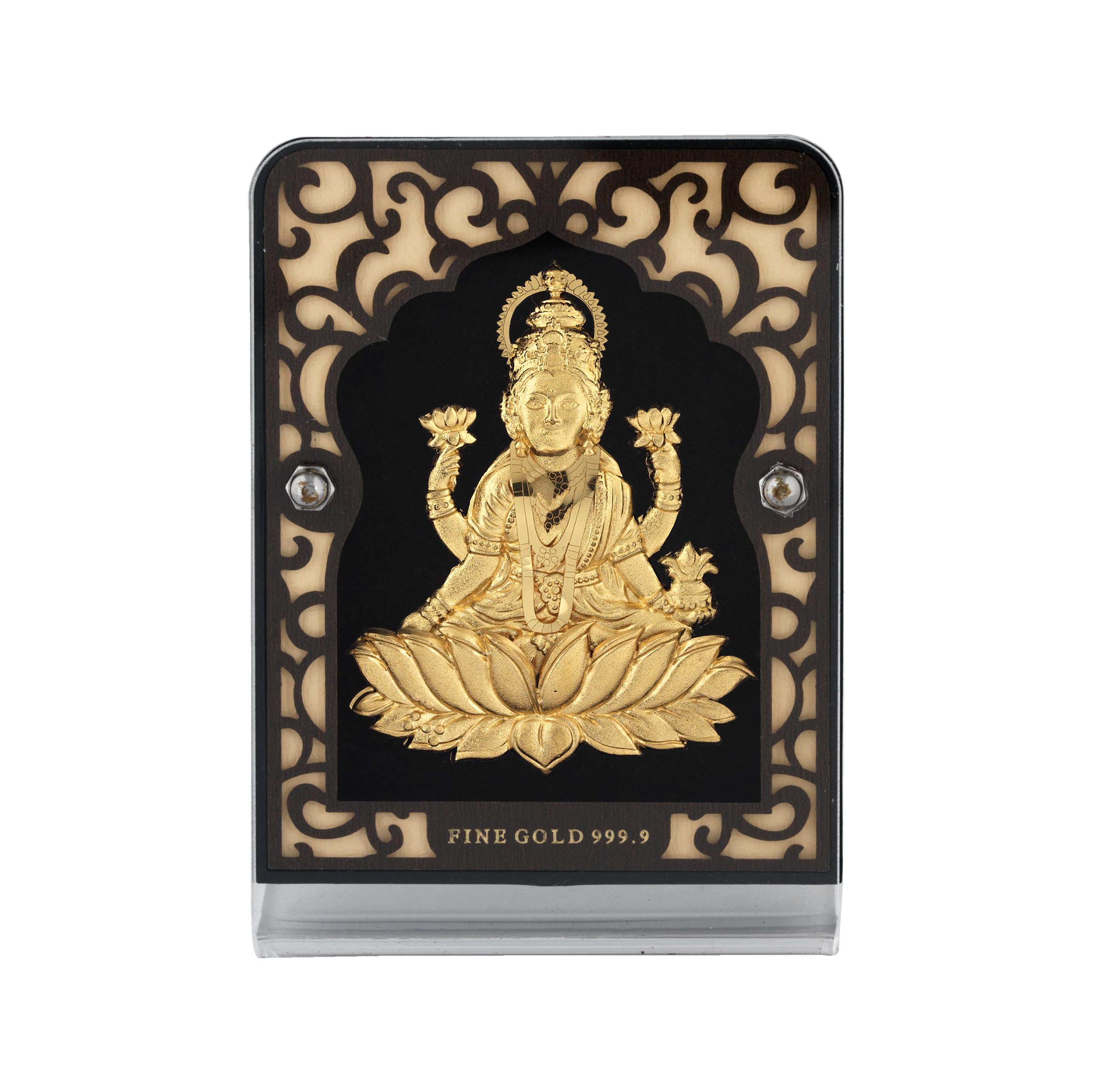 クリーム 素晴らしき世界 24kt 24金ゴールド2CD トール・ボックス付 BHAGWATIJEWELS 24KT Gold Laxmiji Stand | Divine Home Decor