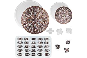 RuneWorld Rune Set Mold: Craft Enchanting Runes and Viking Trinkets