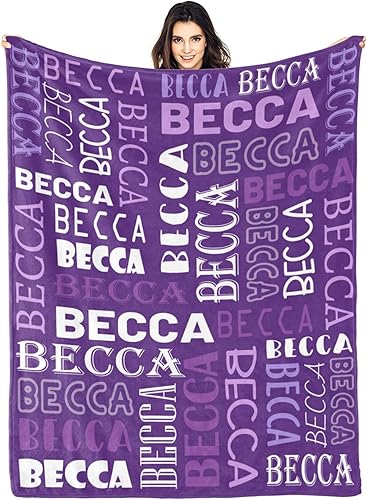 Miniatura 1 de Dr.TOUGH Mantas personalizadas para niños, mantas y mantas personalizadas con nombre para niños y adultos cumpleaños (color 20,40 x 50 pulgadas)