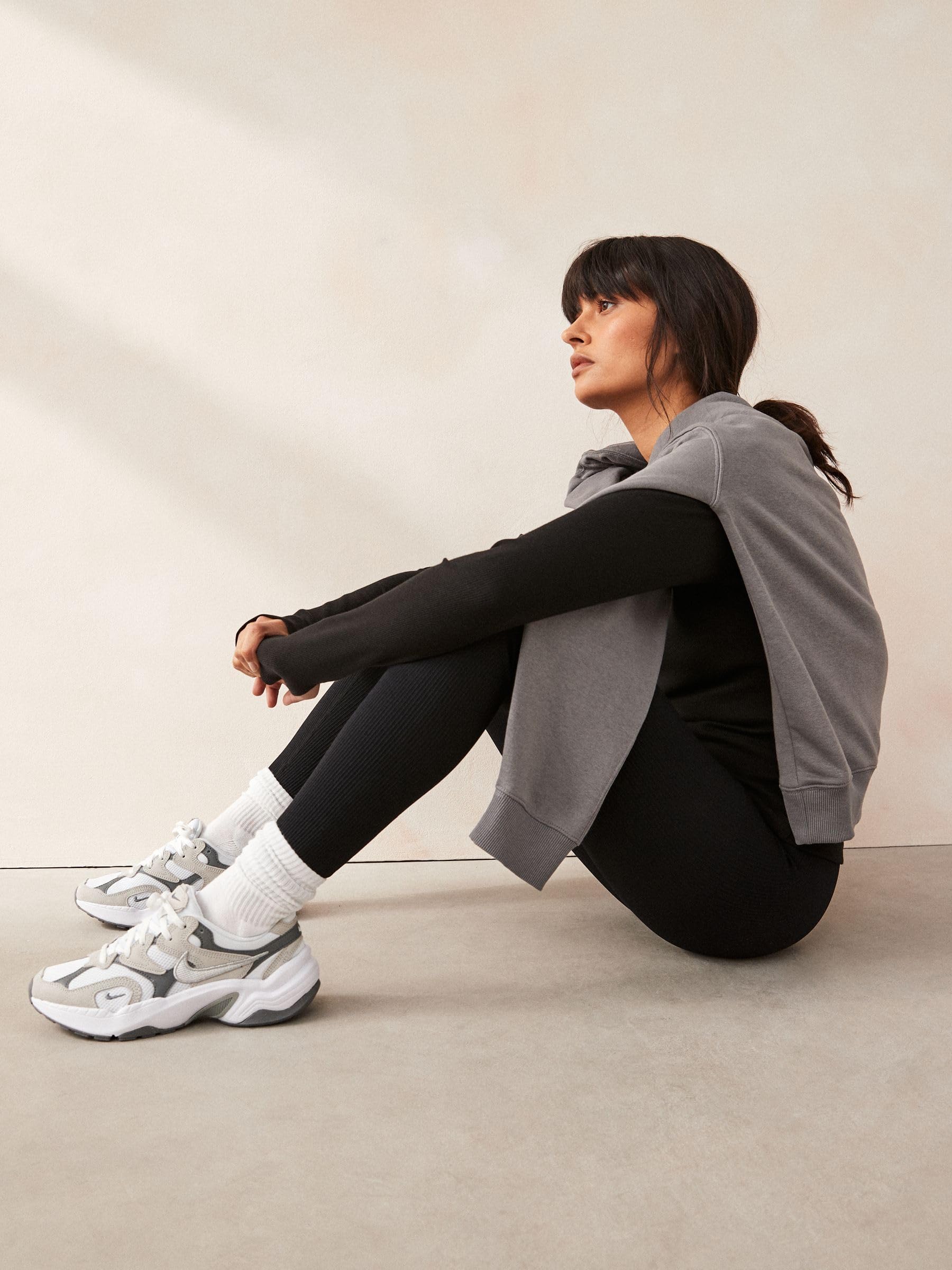 NEXT Damen Gerippte Hochbund-Leggings im 2er-Pack