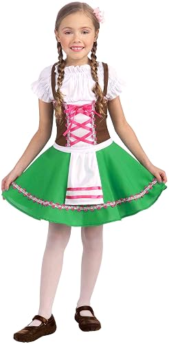 Rubies Gretel - Vestido de disfraz alemán para niñas, talla L