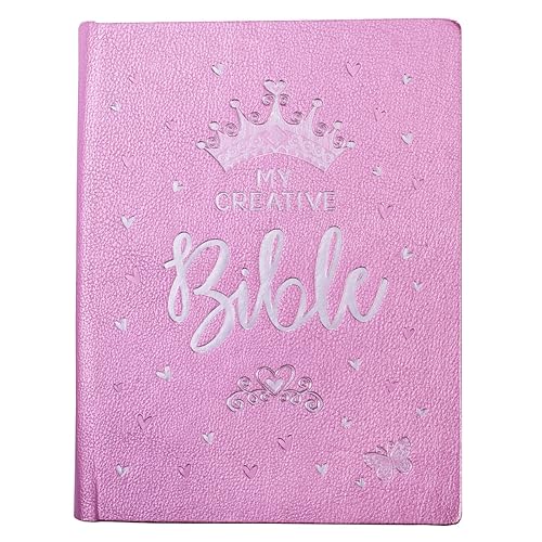 ESV Holy Bible, My Creative Bible For Girls, Faux Leather Hardcover w/Ribbon Marker, Illustrated Coloring, Journaling and Devotional Bible, English ... Metallic Pink (ESV Creative Editions Girls)