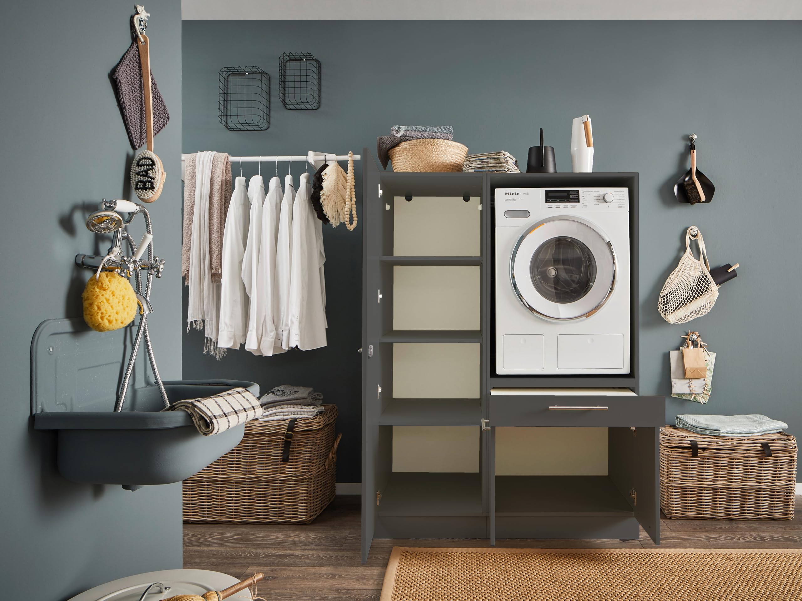 Laundreezy Waschmaschinenschrank und Mehrzweckschrank – Bild 3