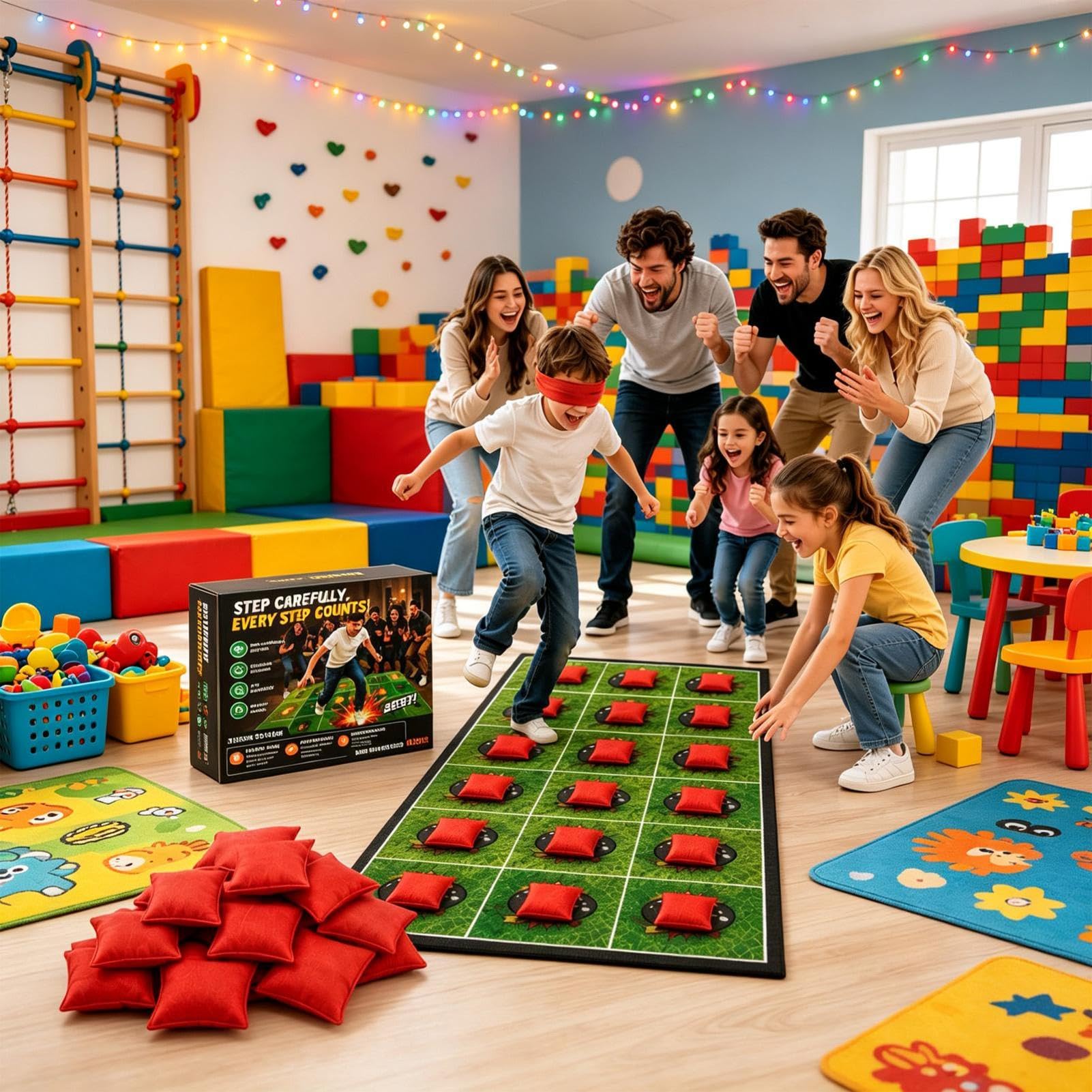 Giochi da Festa in Famiglia Campo Minato con Sacchetti Sicuri 3 Modalità