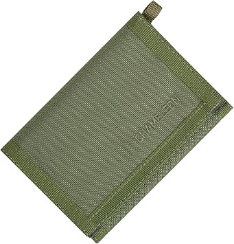 Chameleon Trifold Mens Nylon Wallet-Military Tactical Men Wallets- حامل بطاقة الهوية - قماش جيب أمامي رفيع سفر محفظة عملة سحاب