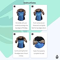 Vista 7 de Skog Å Kust LiteSåk 2.0 - Bolsa seca ultraligera impermeable 10L azul