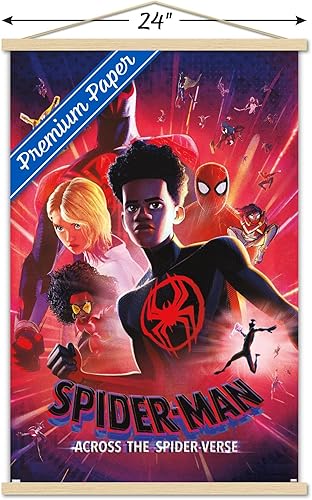 Miniatura 9 de Trends International Marvel Spider-Man Across The Spider-Verse - Póster estático de pared de una hoja, 22.375 x 34 pulgadas, impresión premium y