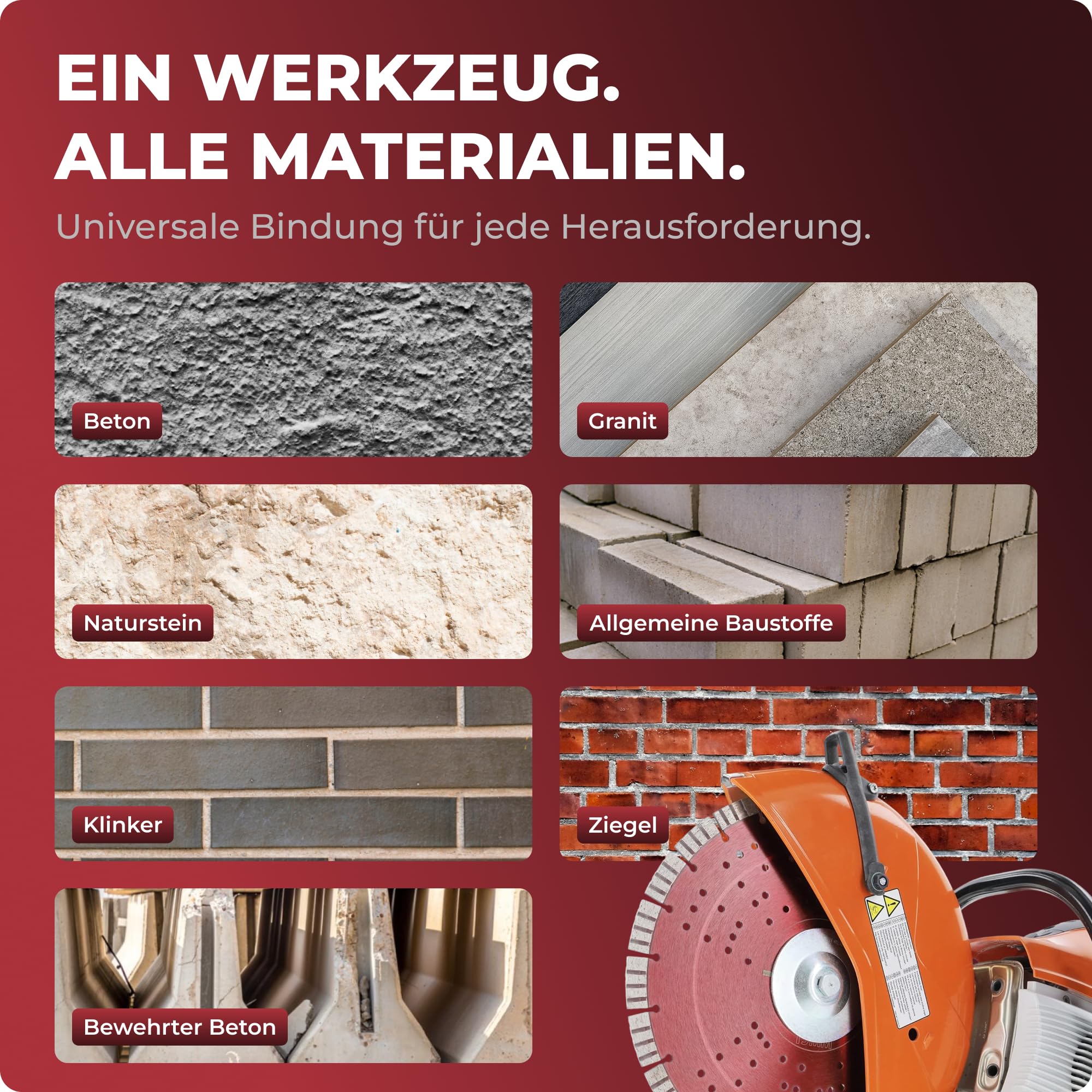 PRODIAMANT Turbo Diamant-Trennscheibe Beton 350mm x 25,4 mm Segmenthöhe 15mm