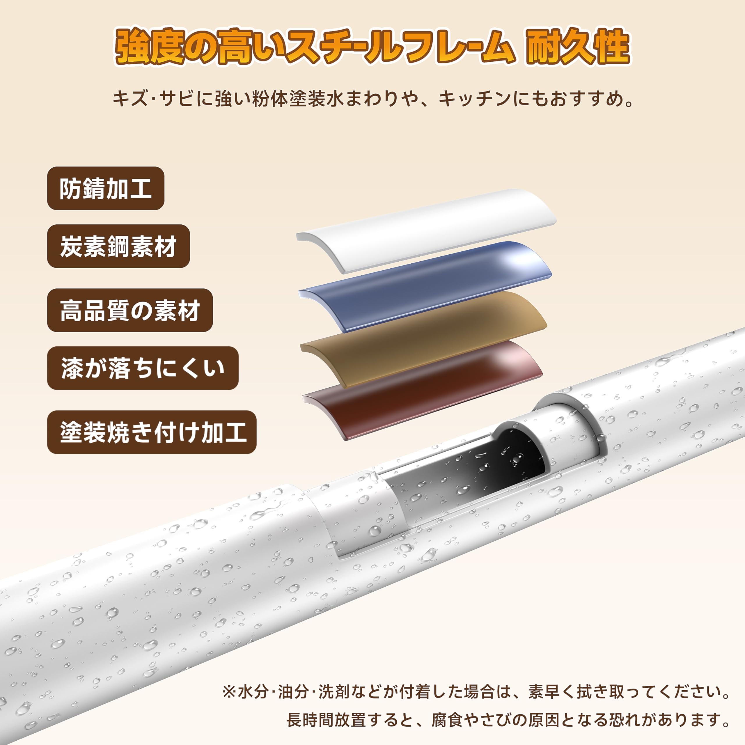 Amazon｜IZEUK スチールラック キャスター付き 4段 高さ伸縮メッシュ