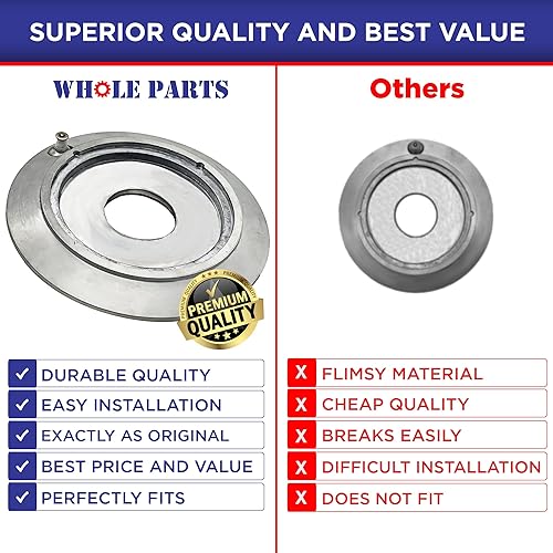 Miniatura 4 de Whole Parts Base de quemador sellada con encendedor # de pieza PB050081 - Reemplazo y compatible con algunas gamas Viking