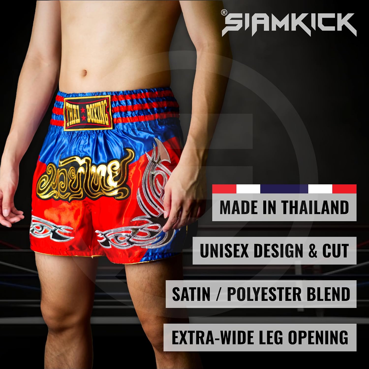 Classic Muay Thai Shorts for Men Women Boxing Kickboxing High Grade MMA Fight Clothing Training Workout Trunks