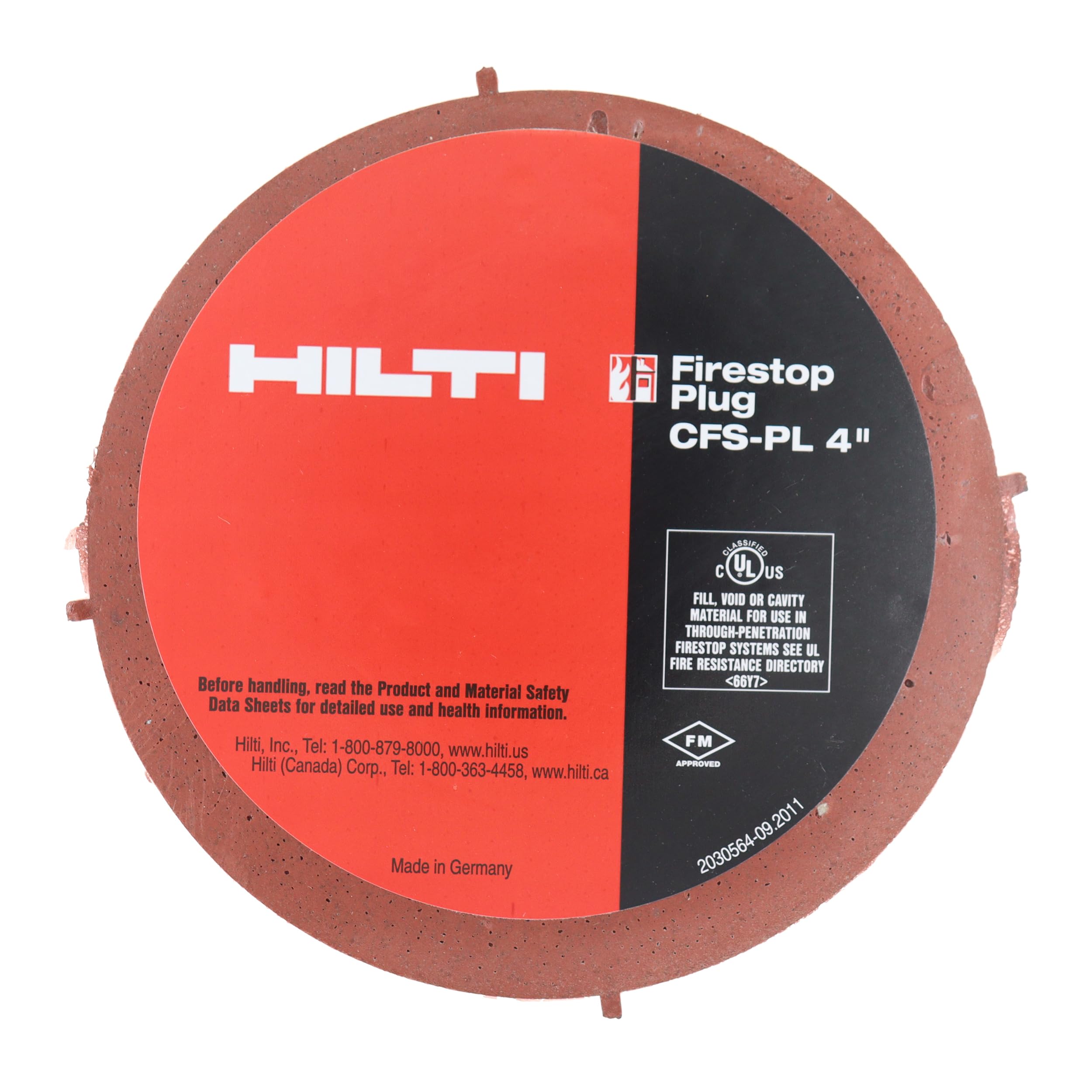 鉄びし/Caltrops　日本語　Foil　フォイル仕様　② HIlti 2030022 Firestop Plug CFS-PL 4