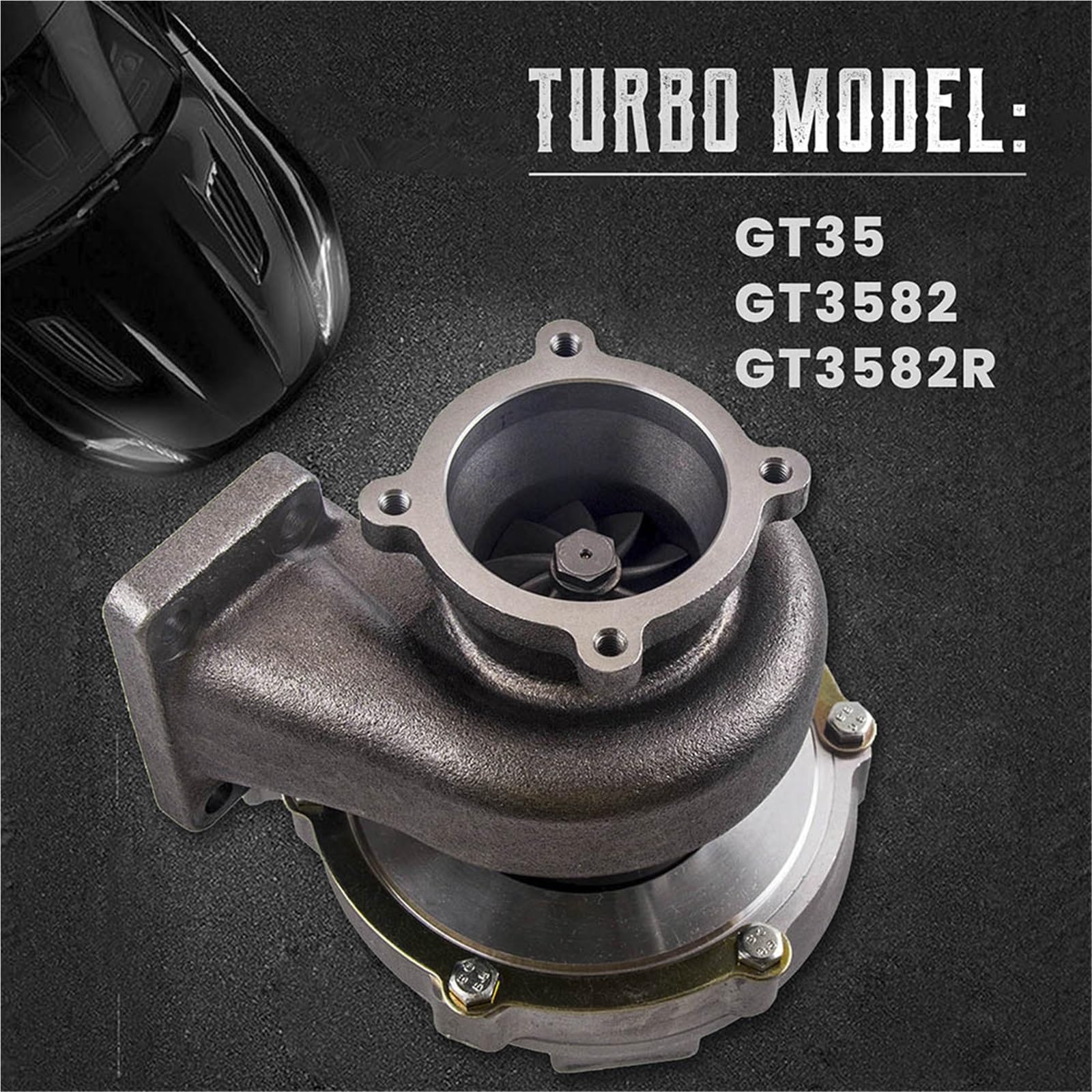 silnik turbo Pasuje do Honda Civic T3T4 GT3582 GT30 A/R .70 A/R .63 Kompresor Turbosprężarka Turbo Turbocharger turbine