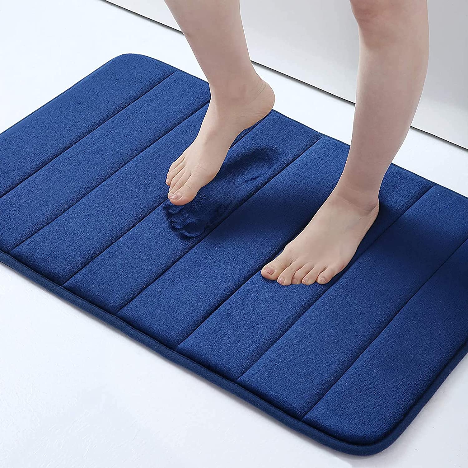 TAGPR Door mat Bathroom mats Anti Slip mats Memory Foam Soft Bath Mats - Non Slip Absorbent Bathroom Rugs Rubber Back Runner Mat for Kitchen Bathroom Floors (Design 9 | 80 X 50)