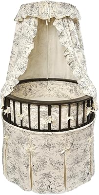 round baby bassinet crib