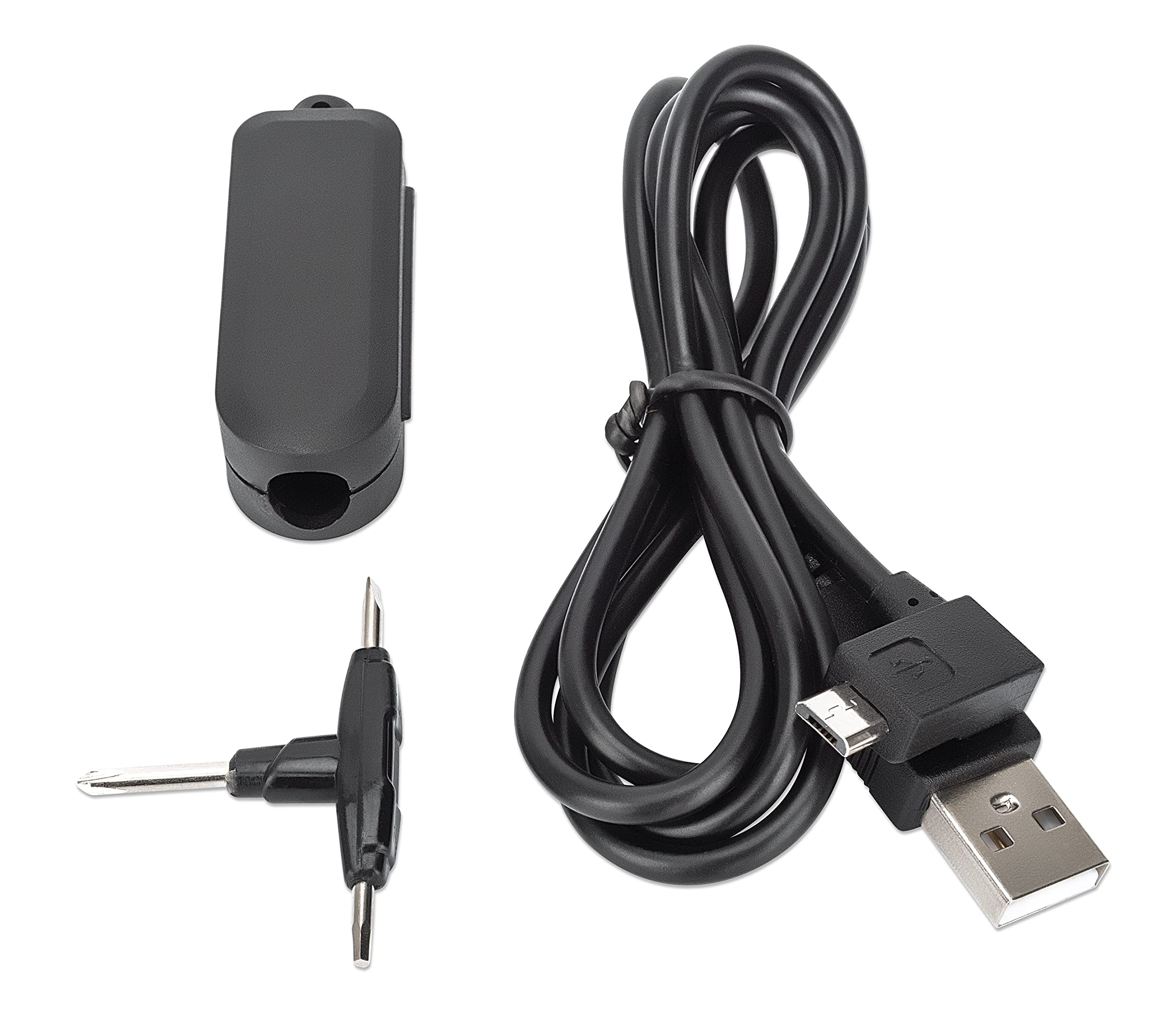 Manhattan Aktives Optisches High Speed HdmI-Glasfaserkabel Mit Abnehmbarem Stecker 4k@60hz Uhd, HdmI-Stecker Auf MicrO-HdmI-Stecker (typ D) Und Abneh