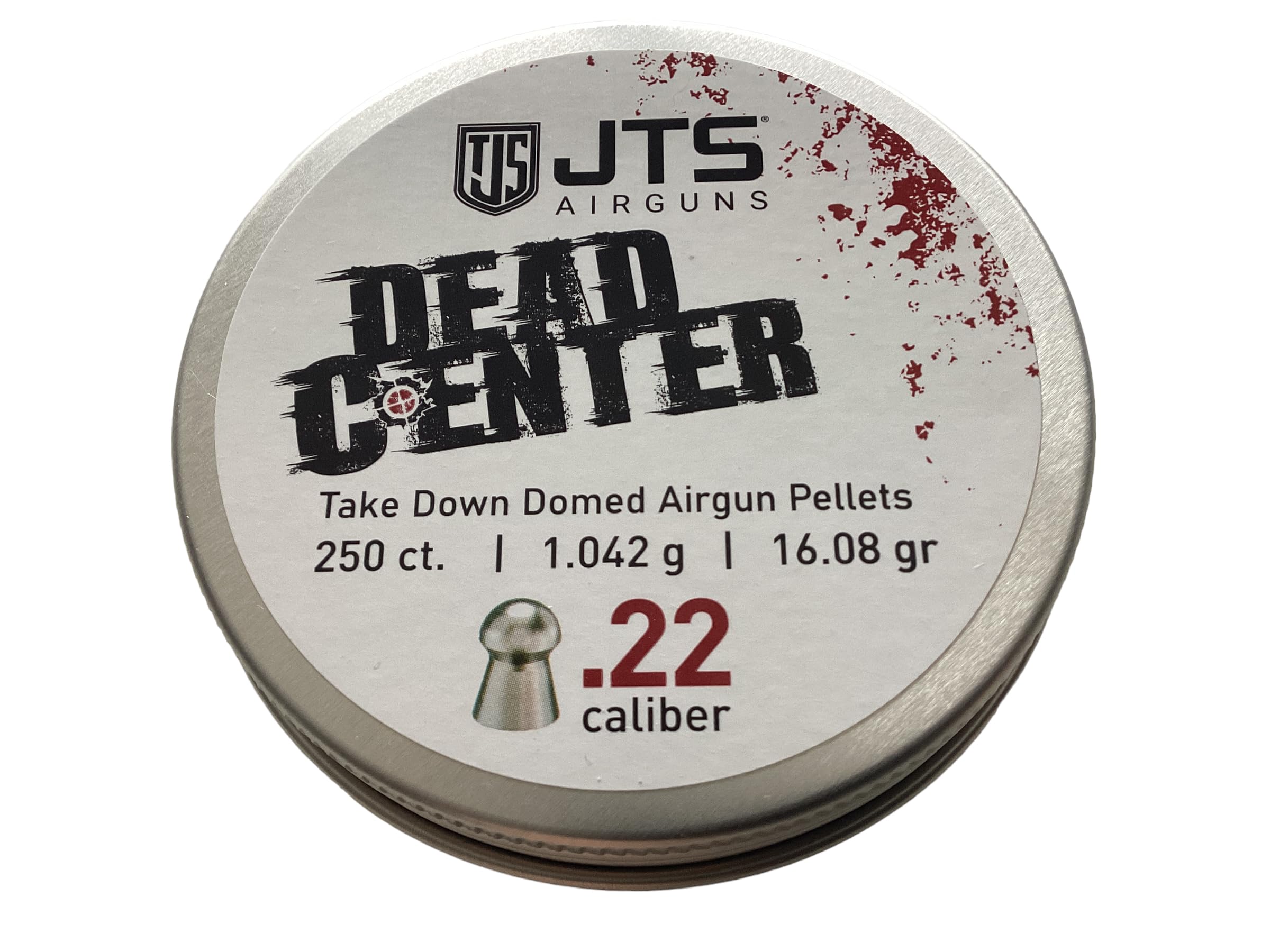 JTS Dead Center Domed Airgun Pellets - Precision .177, .22, .25, .30 Caliber