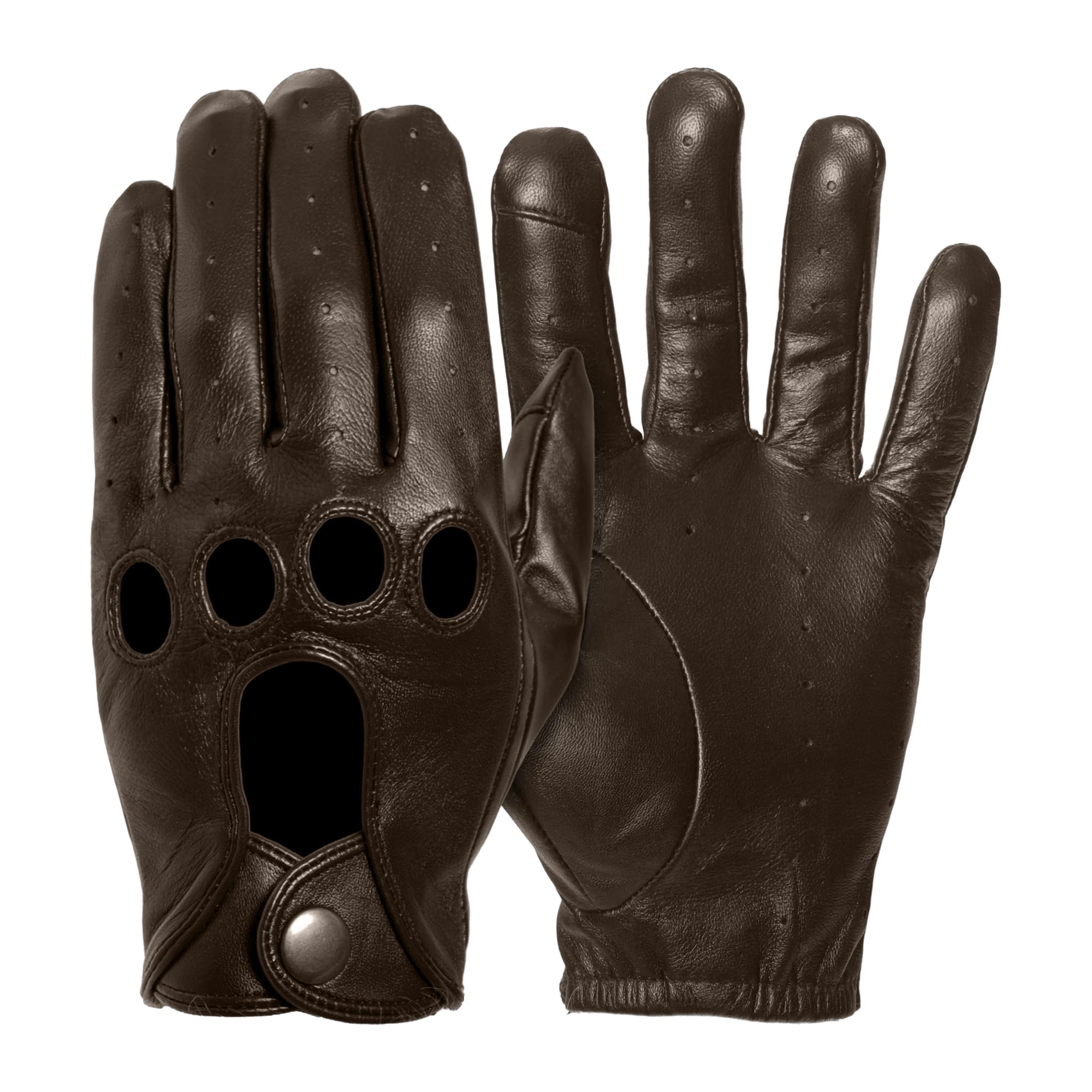 Momentum Touchscreen Sheepskin Driving Gloves